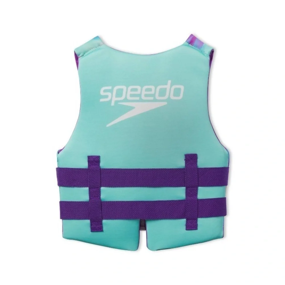 Speedo Life Jacket Vest Youth- watercolor purple